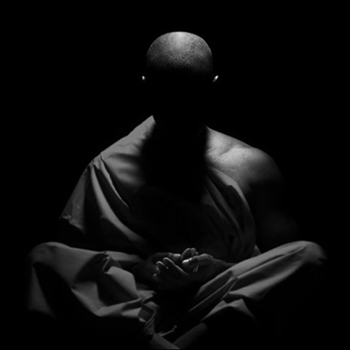monk meditating